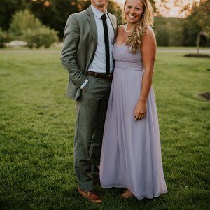 After Six Lavender Bridesmaid Dress